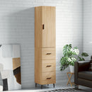 vidaXL sonoma tölgy szerelt fa magasszekrény 34,5x34x180 cm