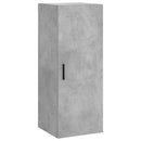 vidaXL betonszürke szerelt fa magasszekrény 34,5x34x180 cm