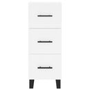 vidaXL fehér szerelt fa magasszekrény 34,5x34x180 cm