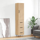vidaXL sonoma tölgy szerelt fa magasszekrény 34,5x34x180 cm