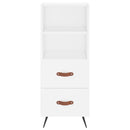 vidaXL fehér szerelt fa magasszekrény 34,5x34x180 cm