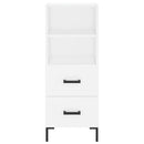 vidaXL fehér szerelt fa magasszekrény 34,5x34x180 cm