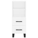 vidaXL fehér szerelt fa magasszekrény 34,5x34x180 cm