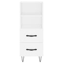 vidaXL fehér szerelt fa magasszekrény 34,5x34x180 cm