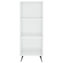 vidaXL magasfényű fehér szerelt fa magasszekrény 34,5 x 34 x 180 cm