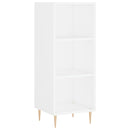 vidaXL fehér szerelt fa magasszekrény 34,5x34x180 cm