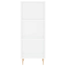 vidaXL fehér szerelt fa magasszekrény 34,5x34x180 cm