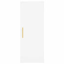 vidaXL fehér szerelt fa magasszekrény 34,5x34x180 cm