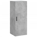 vidaXL betonszürke szerelt fa magasszekrény 34,5x34x180 cm