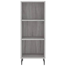 vidaXL szürke sonoma szerelt fa magasszekrény 34,5 x 34 x 180 cm
