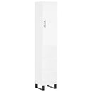 vidaXL fehér szerelt fa magasszekrény 34,5x34x180 cm