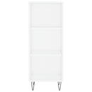 vidaXL fehér szerelt fa magasszekrény 34,5x34x180 cm