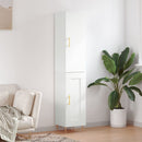 vidaXL fehér szerelt fa magasszekrény 34,5x34x180 cm