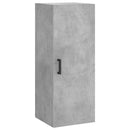 vidaXL betonszürke szerelt fa magasszekrény 34,5x34x180 cm