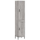vidaXL szürke sonoma szerelt fa magasszekrény 34,5 x 34 x 180 cm