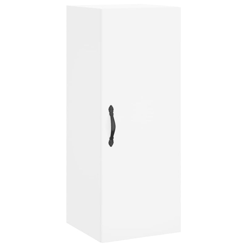 vidaXL fehér szerelt fa magasszekrény 34,5x34x180 cm