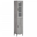 vidaXL szürke sonoma szerelt fa magasszekrény 34,5 x 34 x 180 cm