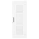 vidaXL fehér szerelt fa magasszekrény 34,5x34x180 cm