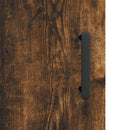 vidaXL füstös tölgy színű szerelt fa magasszekrény 34,5x34x180 cm