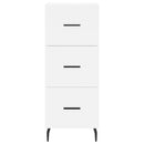 vidaXL fehér szerelt fa magasszekrény 34,5x34x180 cm