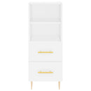 vidaXL fehér szerelt fa magasszekrény 34,5x34x180 cm