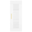 vidaXL fehér szerelt fa magasszekrény 34,5x34x180 cm