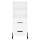 vidaXL fehér szerelt fa magasszekrény 34,5x34x180 cm