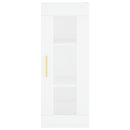 vidaXL fehér szerelt fa magasszekrény 34,5x34x180 cm