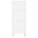 vidaXL fehér szerelt fa magasszekrény 34,5x34x180 cm