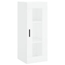 vidaXL fehér szerelt fa magasszekrény 34,5x34x180 cm