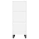 vidaXL fehér szerelt fa magasszekrény 34,5x34x180 cm