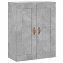 vidaXL betonszürke szerelt fa magasszekrény 69,5 x 34 x 180 cm