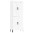 vidaXL fehér szerelt fa magasszekrény 69,5 x 34 x 180 cm