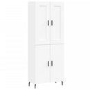 vidaXL fehér szerelt fa magasszekrény 69,5 x 34 x 180 cm