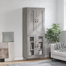 vidaXL szürke sonoma szerelt fa magasszekrény 69,5 x 34 x 180 cm