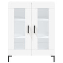 vidaXL fehér szerelt fa magasszekrény 69,5 x 34 x 180 cm