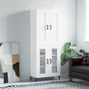 vidaXL fehér szerelt fa magasszekrény 69,5 x 34 x 180 cm