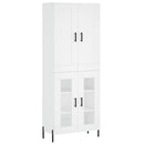 vidaXL fehér szerelt fa magasszekrény 69,5 x 34 x 180 cm