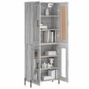 vidaXL szürke sonoma szerelt fa magasszekrény 69,5 x 34 x 180 cm