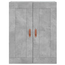 vidaXL betonszürke szerelt fa magasszekrény 69,5 x 34 x 180 cm