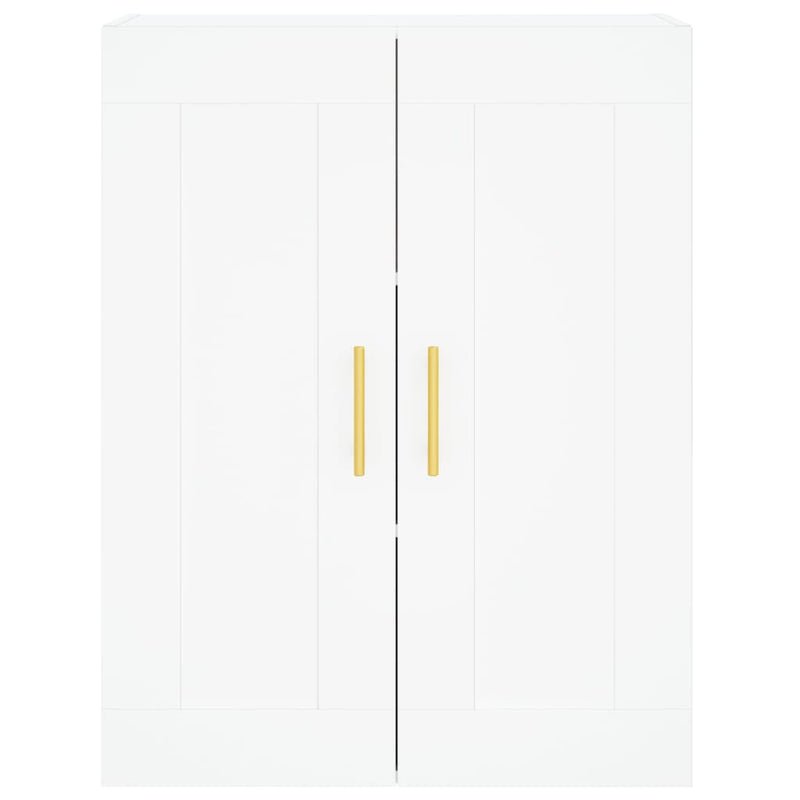 vidaXL fehér szerelt fa magasszekrény 69,5 x 34 x 180 cm