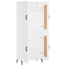 vidaXL fehér szerelt fa magasszekrény 69,5 x 34 x 180 cm