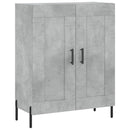 vidaXL betonszürke szerelt fa magasszekrény 69,5 x 34 x 180 cm