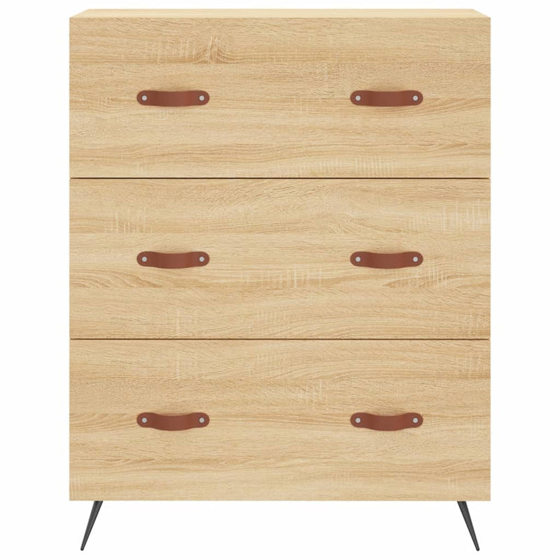 vidaXL sonoma tölgy szerelt fa magasszekrény 69,5 x 34 x 180 cm