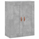 vidaXL betonszürke szerelt fa magasszekrény 69,5 x 34 x 180 cm