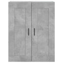 vidaXL betonszürke szerelt fa magasszekrény 69,5 x 34 x 180 cm