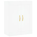 vidaXL fehér szerelt fa magasszekrény 69,5 x 34 x 180 cm