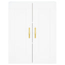 vidaXL fehér szerelt fa magasszekrény 69,5 x 34 x 180 cm