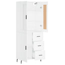 vidaXL fehér szerelt fa magasszekrény 69,5 x 34 x 180 cm