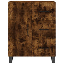 vidaXL füstös tölgy színű szerelt fa magasszekrény 69,5 x 34 x 180 cm